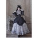 Alice Girl Duke of Victoria Corset Overskirt and Striped Skirt(1st Pre-Order/2 Colours/Full Payment Without Shipping)